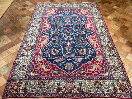 ANTIQUE TEHRAN CARPET - ADDITIONAL PHOTO 3