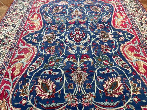 ANTIQUE TEHRAN CARPET - ADDITIONAL PHOTO 5