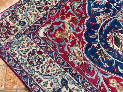 ANTIQUE TEHRAN CARPET - ADDITIONAL PHOTO 7