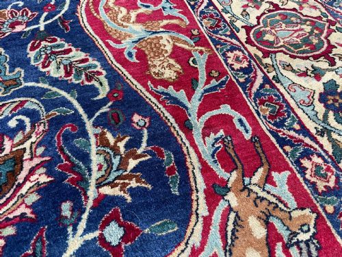 ANTIQUE TEHRAN CARPET - ADDITIONAL PHOTO 8