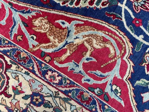 ANTIQUE TEHRAN CARPET - ADDITIONAL PHOTO 11