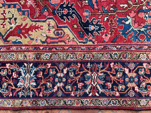 ANTIQUE HERIZ CARPET - ADDITIONAL PHOTO 2