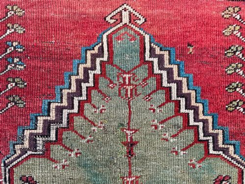 ANTIQUE MUDJUR RUG - ADDITIONAL PHOTO 5
