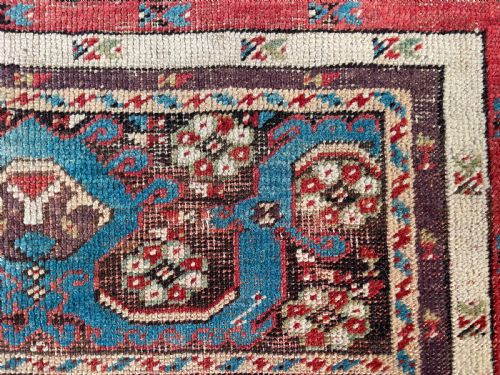 ANTIQUE MUDJUR RUG - ADDITIONAL PHOTO 9