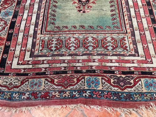 ANTIQUE MUDJUR RUG - ADDITIONAL PHOTO 10