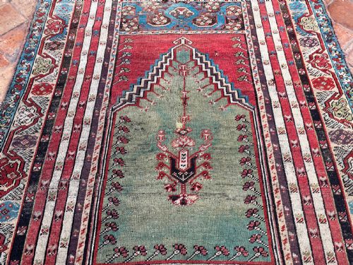 ANTIQUE MUDJUR RUG - ADDITIONAL PHOTO 12