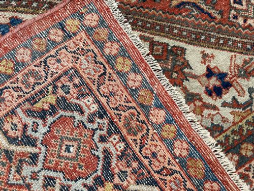 ANTIQUE MAHAL CARPET - ADDITIONAL PHOTO 6