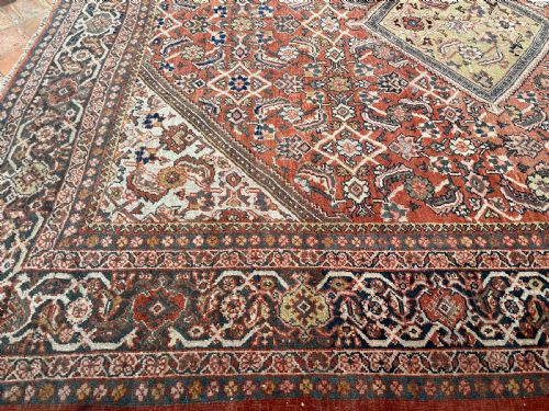 ANTIQUE MAHAL CARPET - ADDITIONAL PHOTO 7