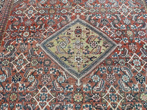 ANTIQUE MAHAL CARPET - ADDITIONAL PHOTO 9