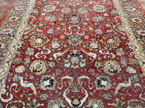 ANTIQUE AMRITSAR CARPET - ADDITIONAL PHOTO 8