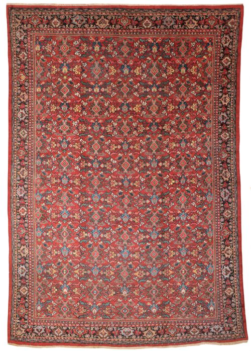antique mahal carpet - CATEGORY: ANTIQUE RUGS - DATED 1900