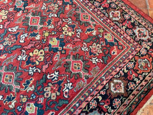 ANTIQUE MAHAL CARPET - ADDITIONAL PHOTO 4