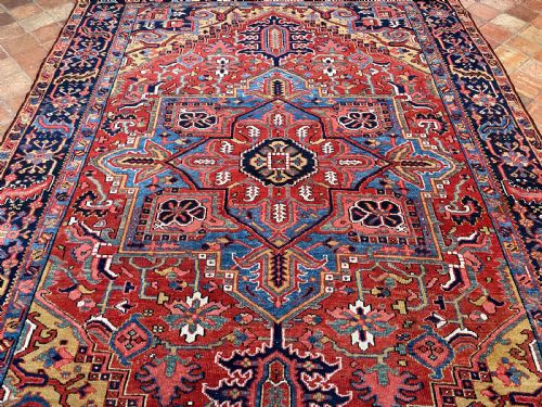 ANTIQUE HERIZ CARPET - ADDITIONAL PHOTO 2