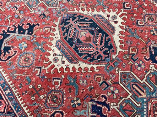 ANTIQUE KARAJA RUG - ADDITIONAL PHOTO 2