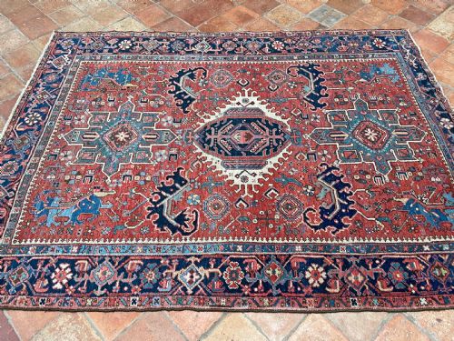 ANTIQUE KARAJA RUG - ADDITIONAL PHOTO 4