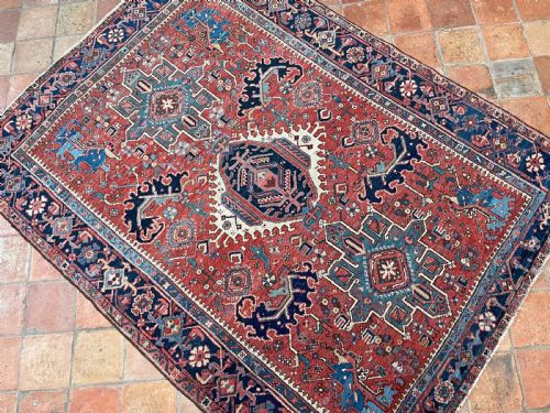 ANTIQUE KARAJA RUG - ADDITIONAL PHOTO 5