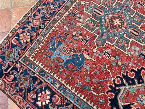 ANTIQUE KARAJA RUG - ADDITIONAL PHOTO 7
