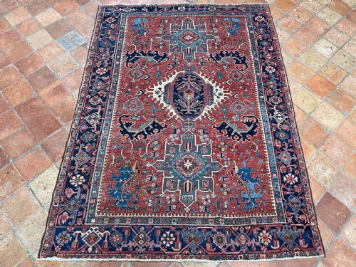 ANTIQUE KARAJA RUG - ADDITIONAL PHOTO 9