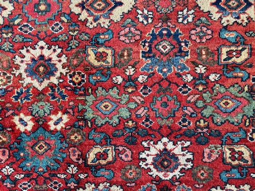 ANTIQUE MAHAL CARPET - ADDITIONAL PHOTO 1