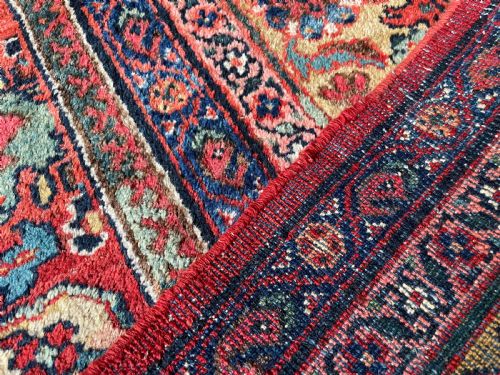 ANTIQUE MAHAL CARPET - ADDITIONAL PHOTO 5