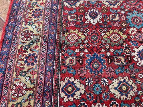 ANTIQUE MAHAL CARPET - ADDITIONAL PHOTO 9