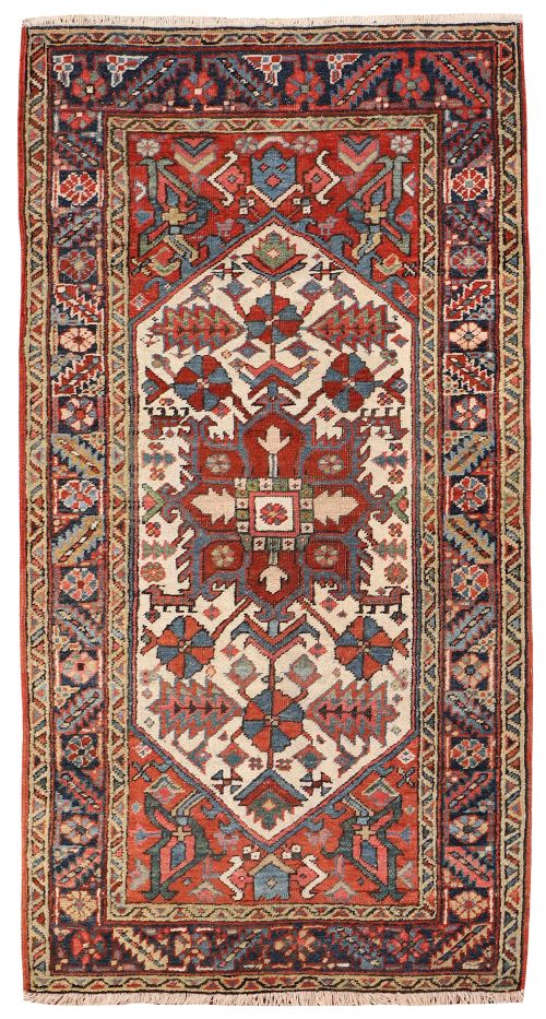 antique heriz rug - CATEGORY: ANTIQUE RUGS - DATED 1900
