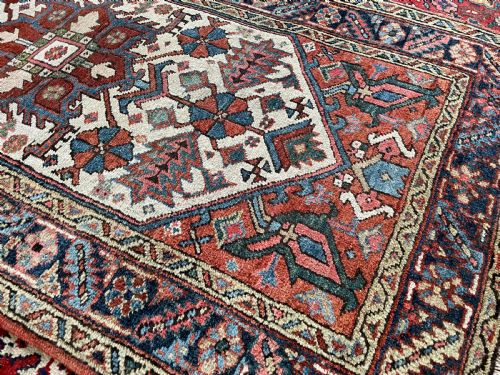 ANTIQUE HERIZ RUG - ADDITIONAL PHOTO 1