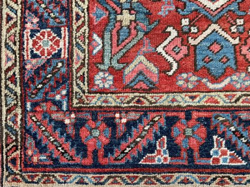 ANTIQUE HERIZ RUG - ADDITIONAL PHOTO 3