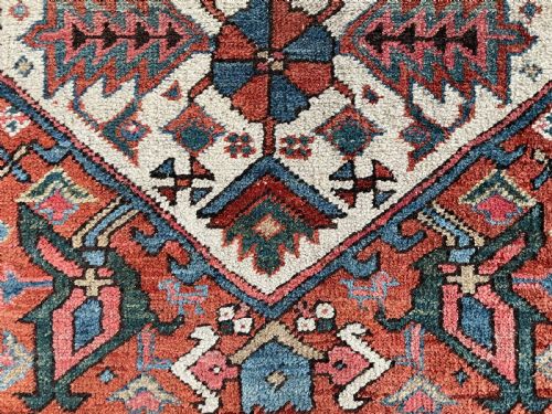 ANTIQUE HERIZ RUG - ADDITIONAL PHOTO 7