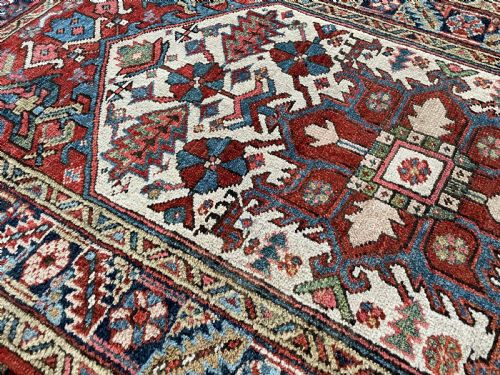 ANTIQUE HERIZ RUG - ADDITIONAL PHOTO 8