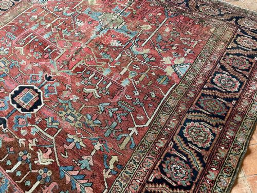 ANTIQUE BAKSHAISH CARPET - ADDITIONAL PHOTO 4