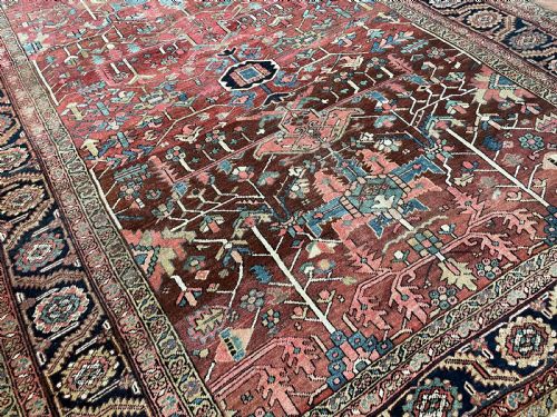 ANTIQUE BAKSHAISH CARPET - ADDITIONAL PHOTO 5
