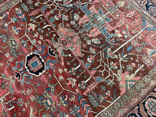 ANTIQUE BAKSHAISH CARPET - ADDITIONAL PHOTO 6