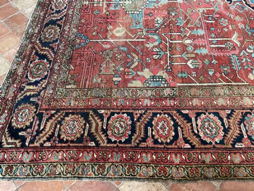 ANTIQUE BAKSHAISH CARPET - ADDITIONAL PHOTO 9