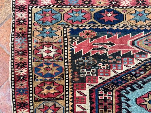 ANTIQUE SHIRVAN RUG - ADDITIONAL PHOTO 2