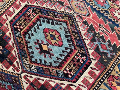 ANTIQUE SHIRVAN RUG - ADDITIONAL PHOTO 4