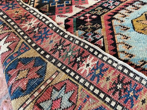 ANTIQUE SHIRVAN RUG - ADDITIONAL PHOTO 5
