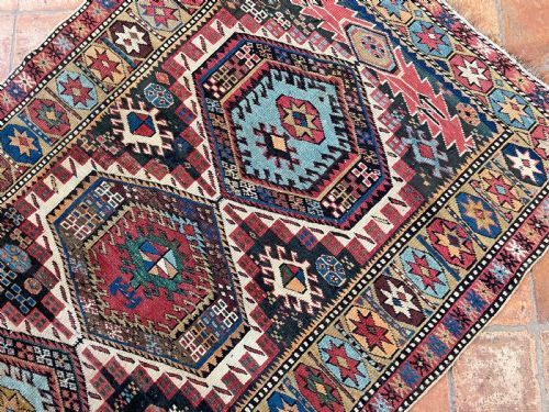 ANTIQUE SHIRVAN RUG - ADDITIONAL PHOTO 6
