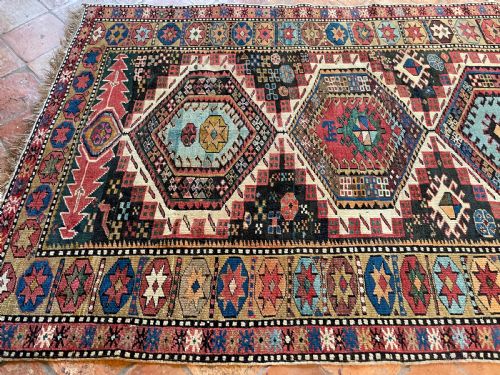 ANTIQUE SHIRVAN RUG - ADDITIONAL PHOTO 7