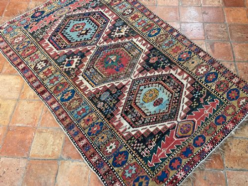 ANTIQUE SHIRVAN RUG - ADDITIONAL PHOTO 8