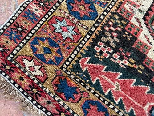ANTIQUE SHIRVAN RUG - ADDITIONAL PHOTO 11