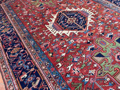 ANTIQUE KARAJA RUG - ADDITIONAL PHOTO 1