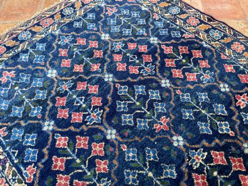 ANTIQUE HAMADAN RUG - ADDITIONAL PHOTO 4