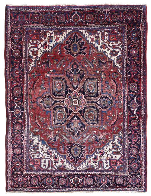 old heriz rug - CATEGORY: ANTIQUE RUGS - DATED 1930