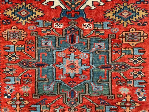ANTIQUE KARAJA RUG - ADDITIONAL PHOTO 4
