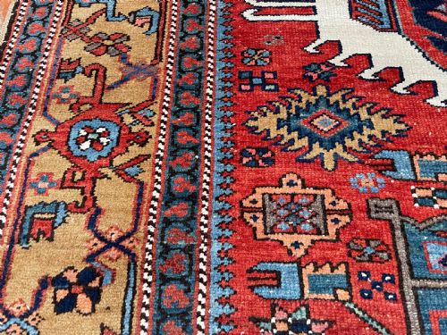 ANTIQUE KARAJA RUG - ADDITIONAL PHOTO 5
