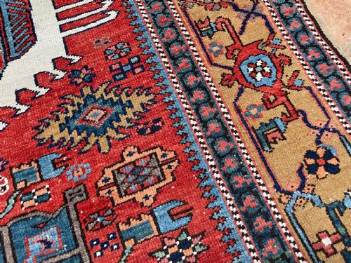 ANTIQUE KARAJA RUG - ADDITIONAL PHOTO 7
