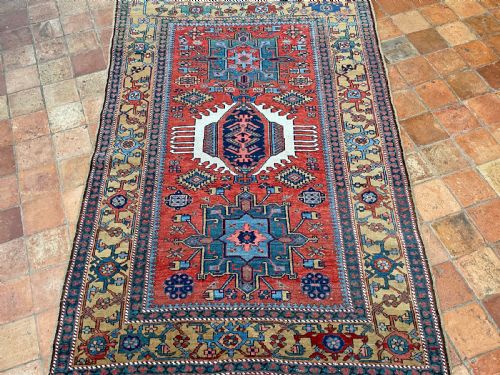ANTIQUE KARAJA RUG - ADDITIONAL PHOTO 8