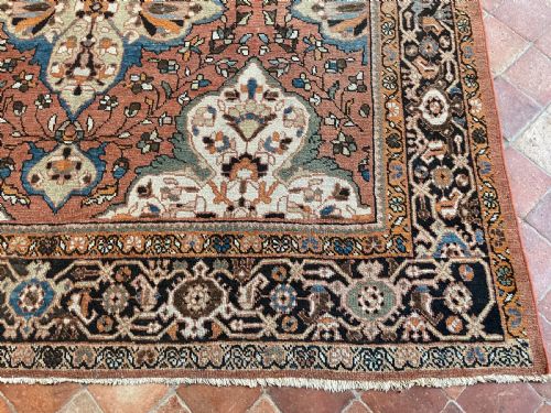 ANTIQUE MAHAL CARPET - ADDITIONAL PHOTO 4