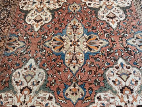 ANTIQUE MAHAL CARPET - ADDITIONAL PHOTO 5